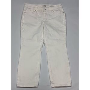 005 Wonderly mid rise, skinny crop size 12 R